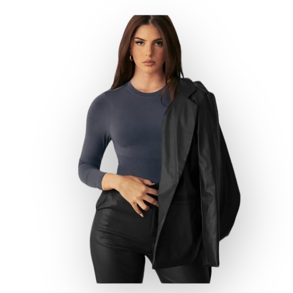 Pinsy Other - Pinsy Long Sleeve Butter Sculpt Seamless Shapewear Bodysuit